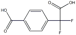 4-(Carboxydifluoromethyl)benzoic Acid Structure