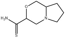 hexahydro-1H-pyrrolo[2,1-c]morpholine-3-carbothioamide Structure