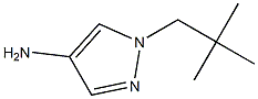 1-neopentyl-1H-pyrazol-4-amine Structure