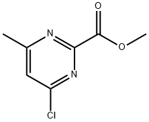 methyl 4-chloro-6-methylpyrimidine-2-carboxylate Structure