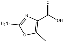 2-amino-5-methyl-1,3-oxazole-4-carboxylic acid 구조식 이미지