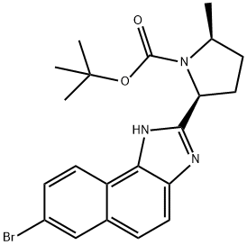 1241377-70-7 tert-butyl (2S,5S)-2-(7-bromo-1H-naphtho[1,2-d]imidazol-2-yl)-5-methylpyrrolidine-1-carboxylate