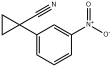 1-(3-Nitro-phenyl)-cyclopropanecarbonitrile Structure