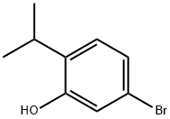 5-bromo-2-isopropylphenol Structure