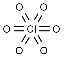 chlorine hexoxide 구조식 이미지