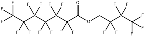 2,2,3,3,4,4,4-Heptafluorobutyl perfluoroheptanoate 구조식 이미지