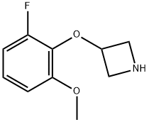 3-(2-fluoro-6-methoxyphenoxy)azetidine Structure