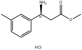 METHYL (3S)-3-AMINO-3-(3-METHYLPHENYL)PROPANOATE HYDROCHLORIDE Structure