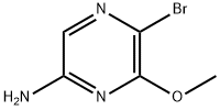 5-Bromo-6-methoxypyrazin-2-amine Structure