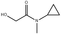 N-cyclopropyl-2-hydroxy-N-methylacetamide 구조식 이미지