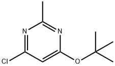 4-Chloro-6-(tert-butoxy)-2-methylpyrimidine 구조식 이미지