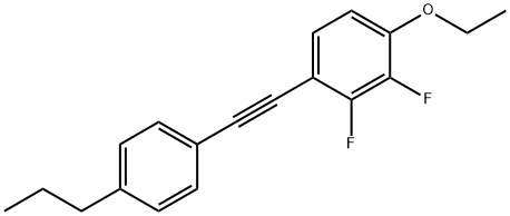 1-ethoxy-2,3-difluoro-4-[2-(4-propylphenyl)ethynyl]benzene Structure