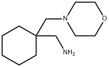 [1-(morpholin-4-ylmethyl)cyclohexyl]methanamine 구조식 이미지