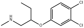 [2-(3,4-dichlorophenoxy)butyl](methyl)amine Structure