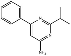 4-Amino-2-(iso-propyl)-6-phenylpyrimidine Structure