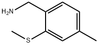 Benzenemethanamine, 4-methyl-2-(methylthio)- Structure