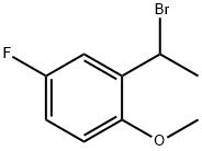 2-(1-Bromoethyl)-4-fluoro-1-methoxybenzene 구조식 이미지