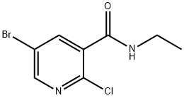 5-Bromo-2-chloro-N-ethyl-nicotinamide Structure