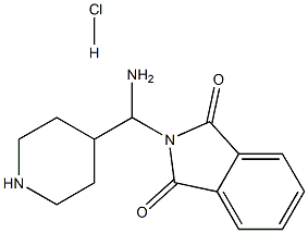 (Phthalimido-4-aminomethyl)piperidine hydrochloride 구조식 이미지