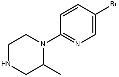 1-(5-bromopyridin-2-yl)-2-methylpiperazine Structure