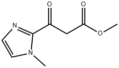 Methyl 3-(1-Methyl-2-imidazolyl)-3-oxopropionate 구조식 이미지