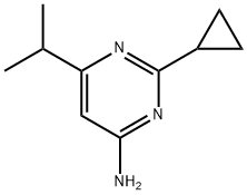 4-amino-2-cyclopropyl-6-(iso-propyl)pyrimidine Structure