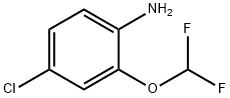 4-chloro-2-(difluoromethoxy)aniline Structure