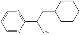 2-cyclohexyl-1-(pyrimidin-2-yl)ethan-1-amine Structure