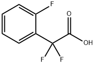 2,2-difluoro-2-(2-fluorophenyl)acetic acid Structure