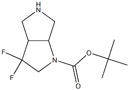 tert-butyl 3,3-difluorohexahydropyrrolo[3,4-b]pyrrole-1(2H)-carboxylate Structure