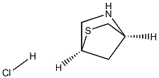 (1S,4S)-2-thia-5-azabicyclo[2.2.1]heptane hydrochloride 구조식 이미지