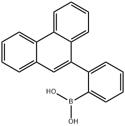 [2-(phenanthren-9-yl)phenyl]boronicacid 구조식 이미지