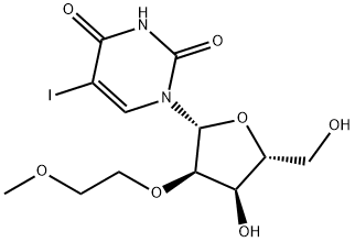 2'-O-(2-methoxyethyl)-5-iodouridine Structure