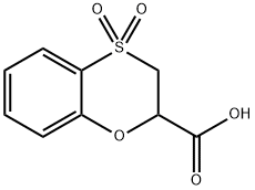 4,4-dioxo-2,3-dihydro-1,4lambda6-benzoxathiine-2-carboxylic acid 구조식 이미지