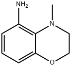 4-methyl-3,4-dihydro-2H-1,4-benzoxazin-5-amine Structure