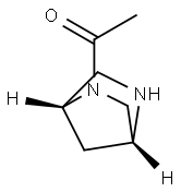 1-[(1R,4R)-2,5-diazabicyclo[2.2.1]heptan-2-yl]ethan-1-one 구조식 이미지