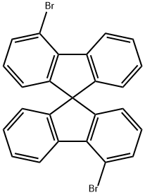 4,4'-Dibromo-9,9'-spirobifluorene 구조식 이미지