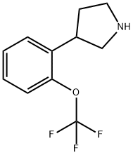 3-[2-(trifluoromethoxy)phenyl]pyrrolidine Structure
