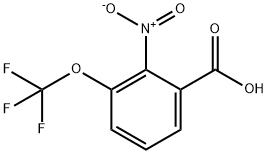 2-Nitro-3-trifluoromethoxy-benzoic acid 구조식 이미지