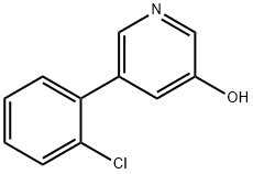 3-Hydroxy-5-(2-chlorophenyl)pyridine Structure