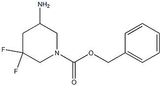 benzyl 5-amino-3,3-difluoropiperidine-1-carboxylate Structure