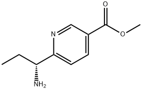 METHYL 6-((1R)-1-AMINOPROPYL)PYRIDINE-3-CARBOXYLATE Structure