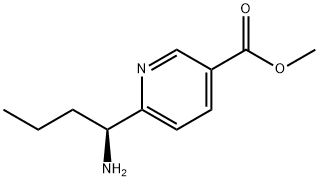 METHYL 6-((1S)-1-AMINOBUTYL)PYRIDINE-3-CARBOXYLATE 구조식 이미지