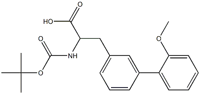 Boc-3-(2-methoxyphenyl)-DL-phenylalanine Structure