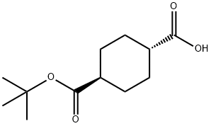 (1r,4r)-4-(tert-butoxycarbonyl)cyclohexane-1-carboxylic acid Structure