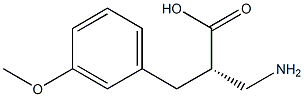 (S)-3-amino-2-(3-methoxybenzyl)propanoicacid Structure