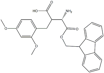 Fmoc-(S)-3-amino-2-(2,4-dimethoxybenzyl)propanoicacid Structure