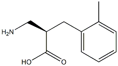 (R)-3-amino-2-(2-methylbenzyl)propanoicacid Structure