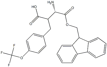 Fmoc-(S)-3-amino-2-(4-(trifluoromethoxy)benzyl)propanoicacid Structure