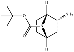 (1R,2R,4S)-tert-Butyl 2-amino-7-azabicyclo[2.2.1]heptane-7-carboxylate Structure
